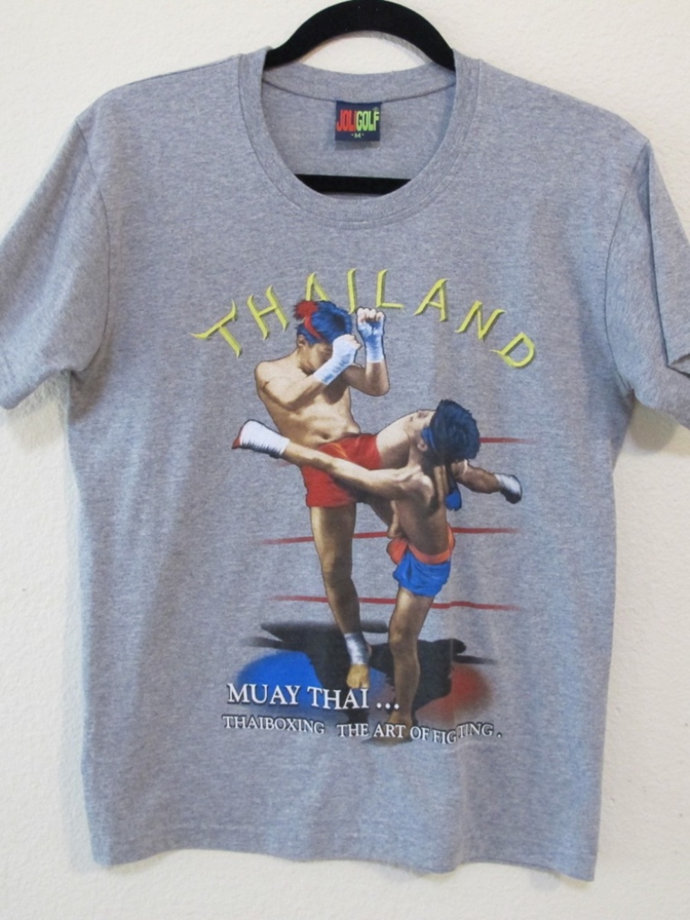 Muay Thai Kick Boxing Novelty Top T-Shirt Gift Souvenir